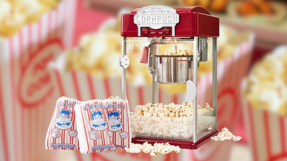 Popcorn Popping Machine Vintage Professional Kettle Popcorns Maker
