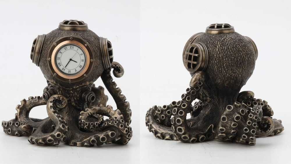 Steampunk Octopus Clock