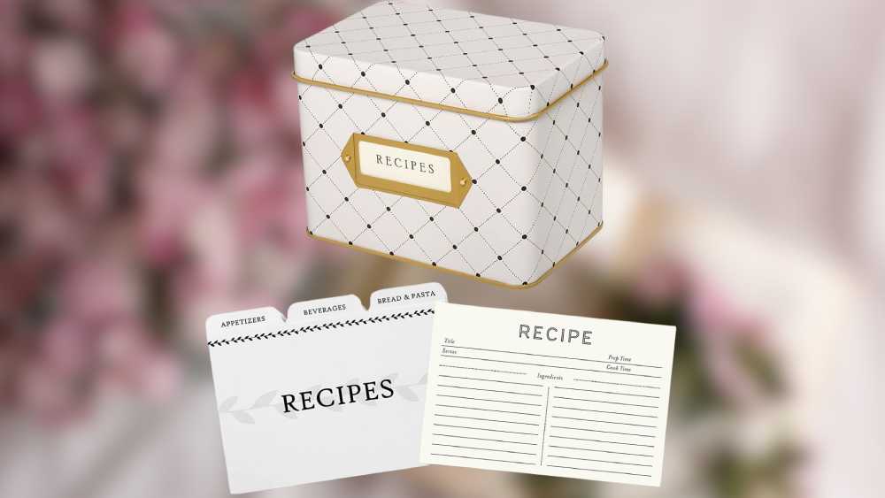 Recipe Cards And Box 100th Birthday Gifts Grandma