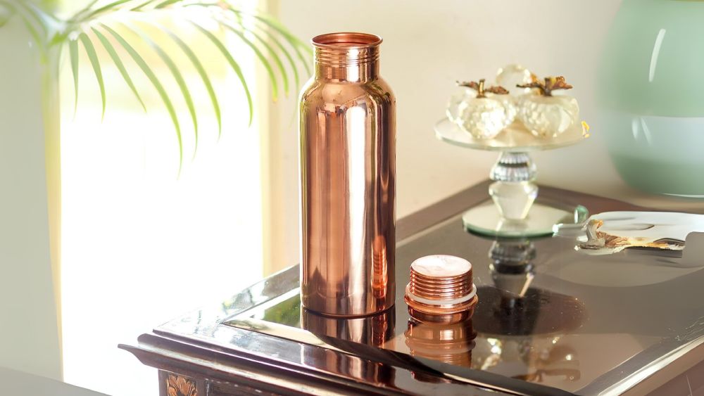 Seamless Pure Copper Bottle and Tumblers