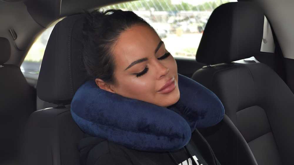 Neck Pillow Feather Soft Microfiber Travel Pillows
