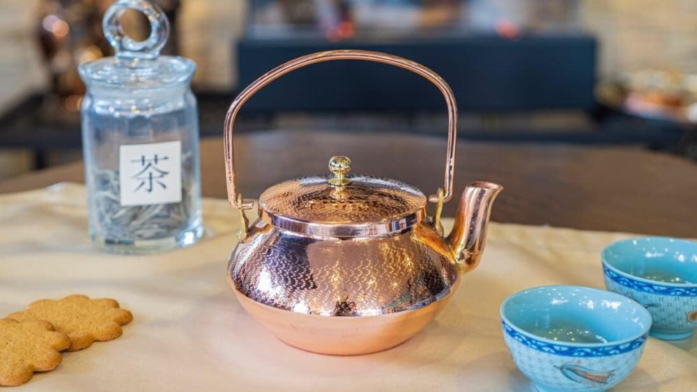 Copper Japanese Teapot