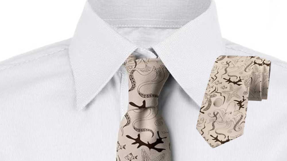 Nautical Print Necktie