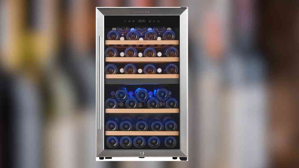 FOVOMI Wine Cooler Fridge Fits 52 Bottles