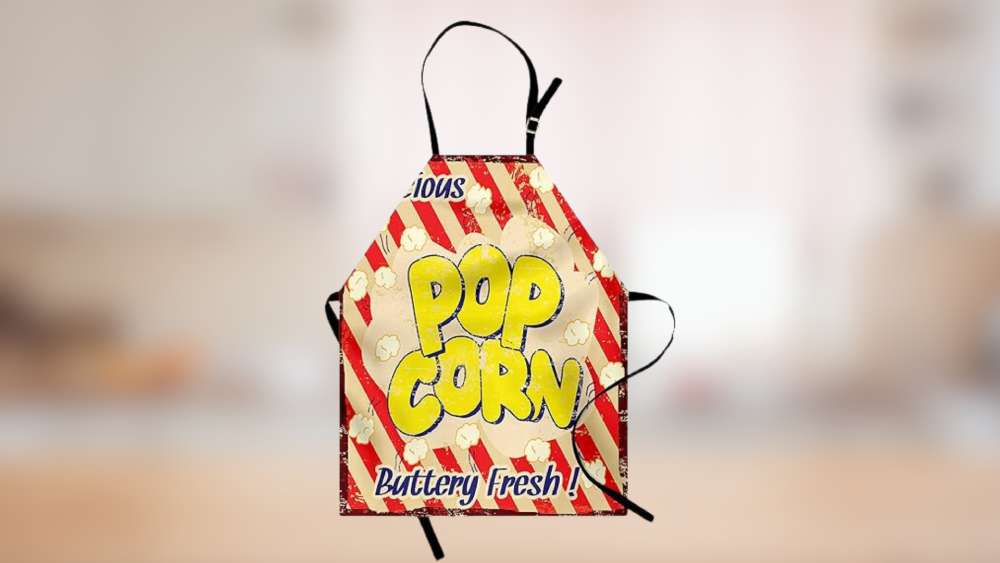 Lunarable Popcorn Themed 1960s Chef Apron Gift Ideas