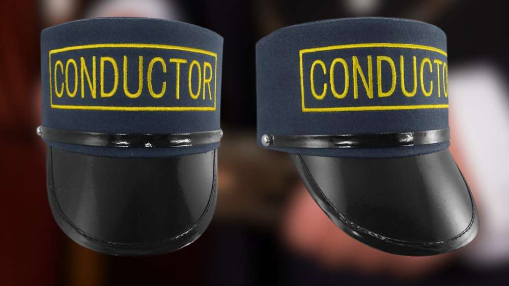 Train Conductor Hat Navy Costume For Adults