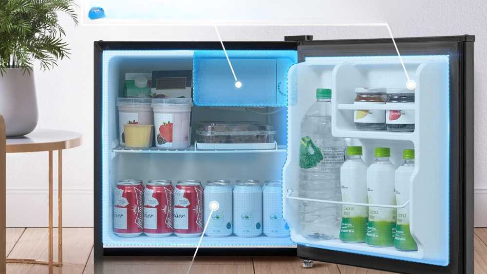 Compact Single Door Mini Refrigerator 1.6 Cubic Feet