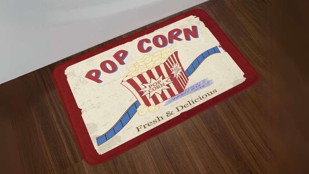 Bathroom Popcorn rug non slip
