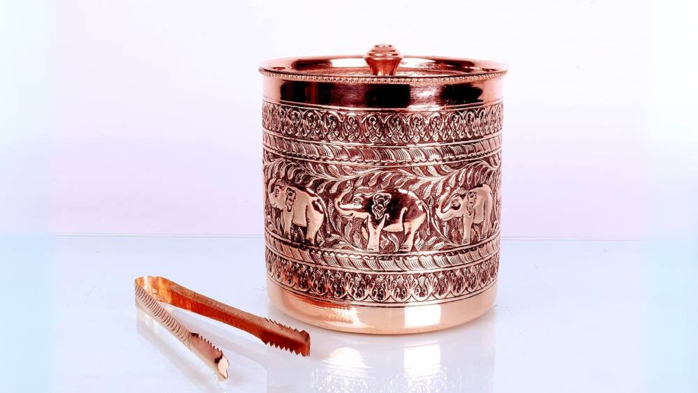 Copper Elephant Ice Bucket