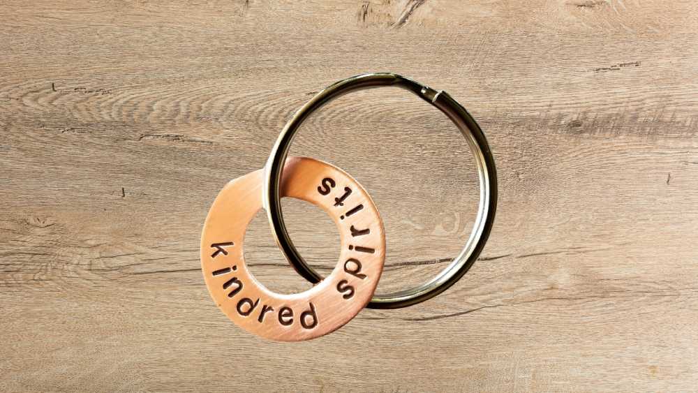 Personalized Copper Keychain