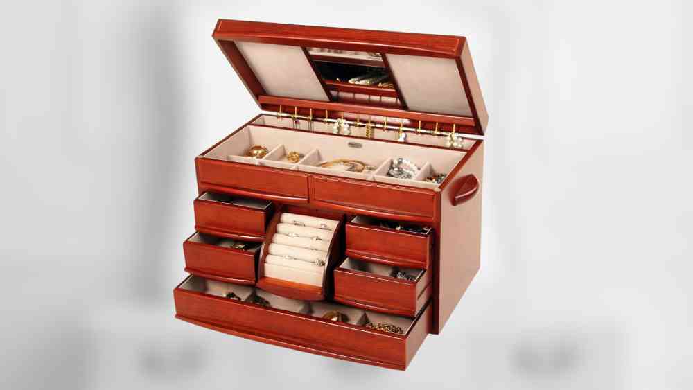 Mele and Co Empress Wooden Jewelry Box Gift