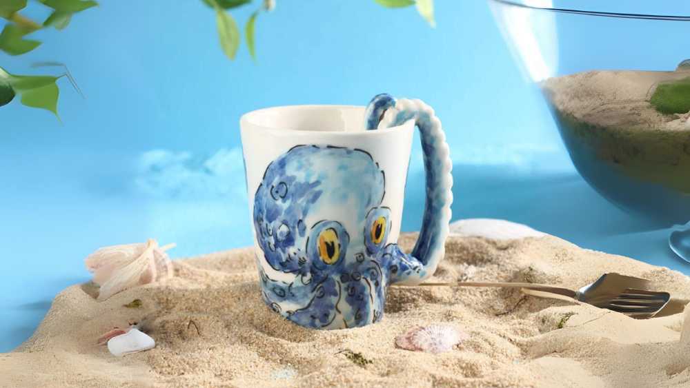 Ceramic Octopus Mug