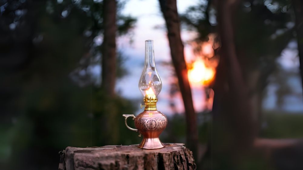 Handmade Copper Oil Lamp
