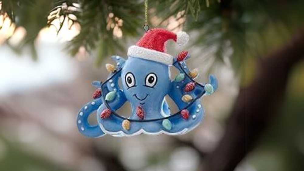 Octopus Christmas Ornaments