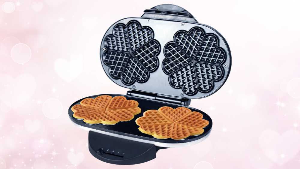 Double Heart Waffles