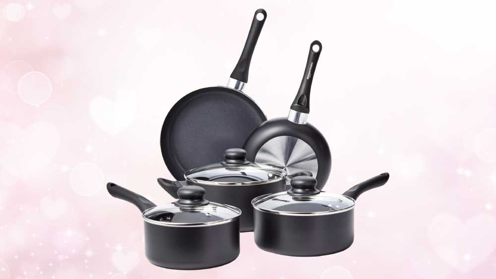Cooking set with aluminun bodies