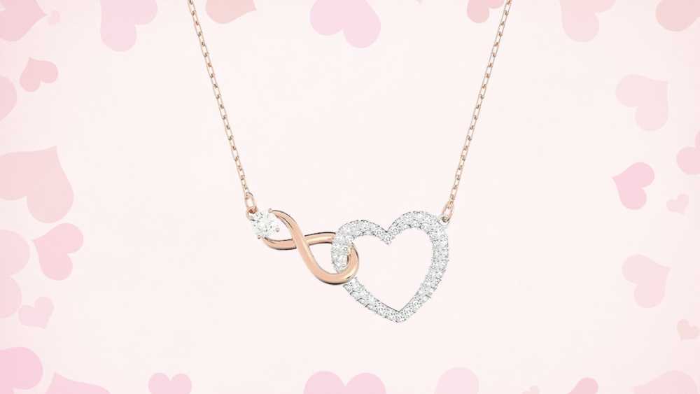 Swarovski Infinity Heart Necklace 