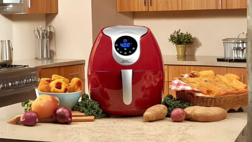 Power airfyer to cook meals