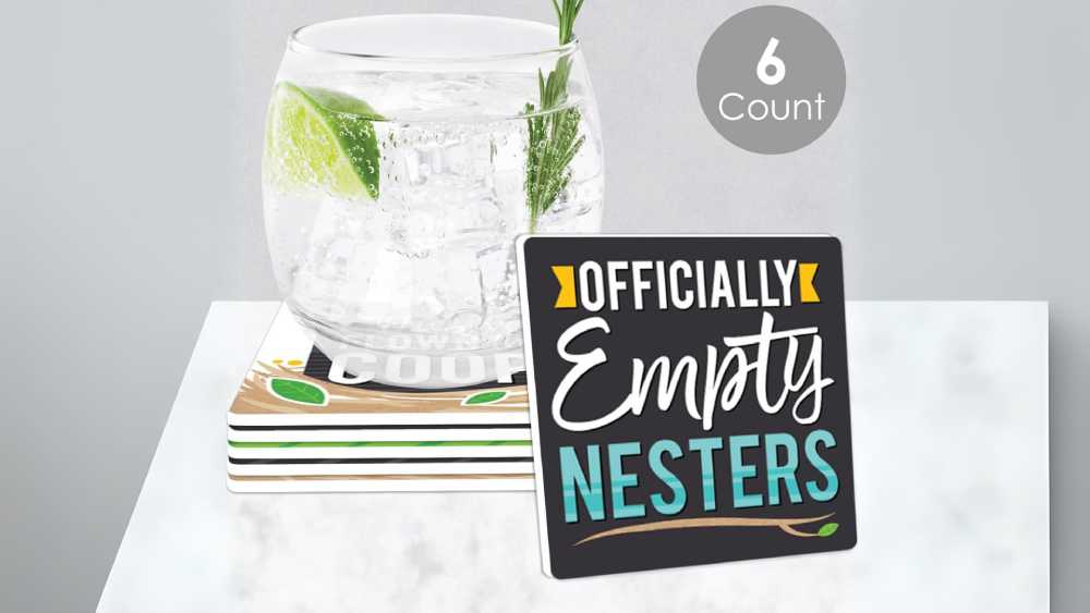 Empty Nesters Drink Coaster Set Great Gift Idea