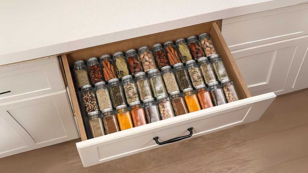 36 Glass Spice Jars with Spice Labels Gift