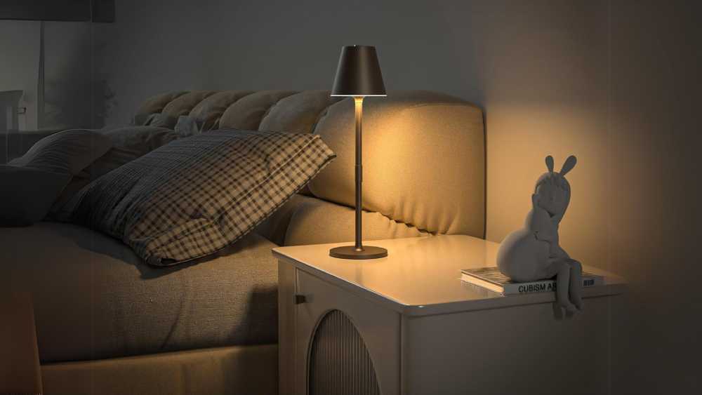 LED Cordless Table Lamp Two Pack Night Light