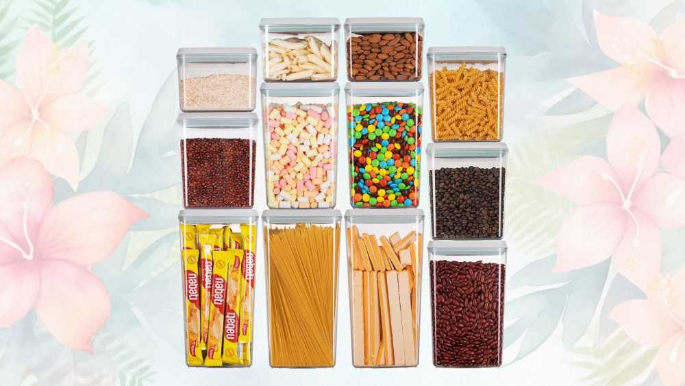 Twenty-four pack airtight BPA free food storage containers