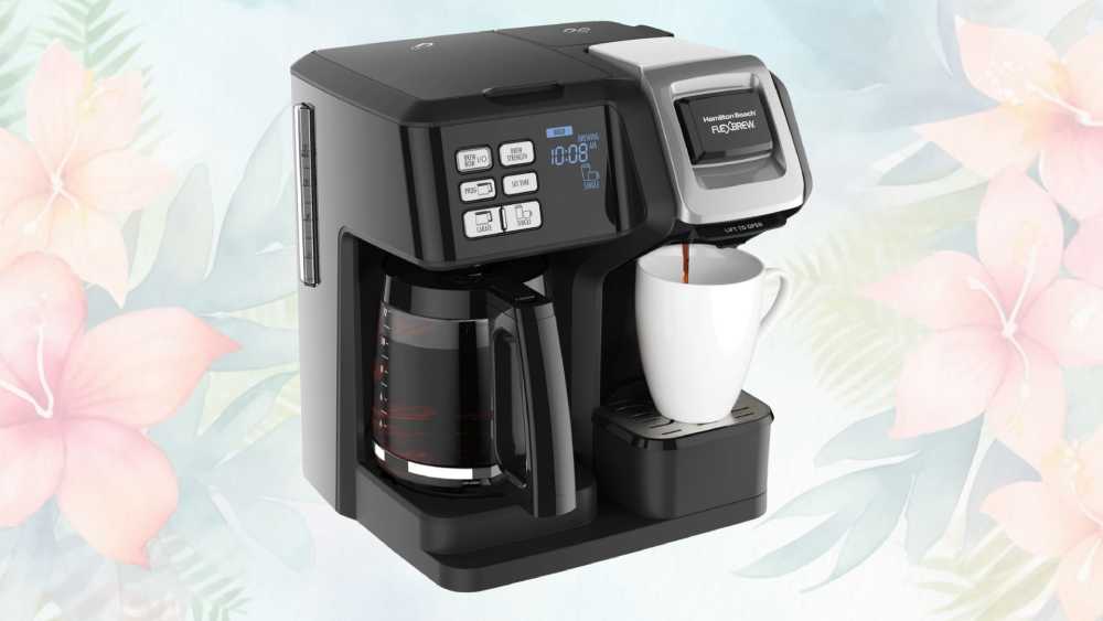 Hamilton beach flex brew trio two way coffee maker