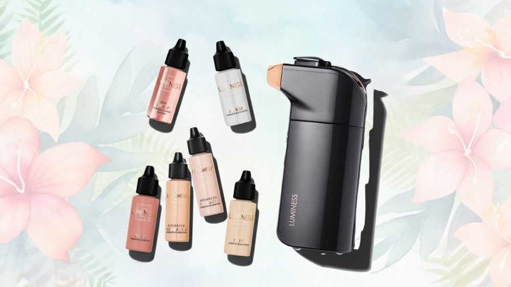 Airbrush makeup system nine piece kit