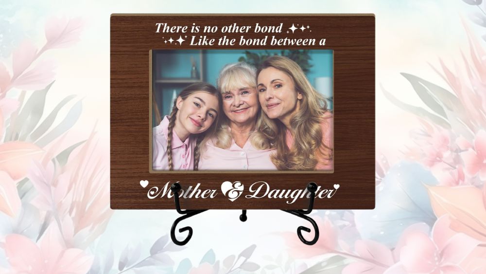 Custom Mother Daughter Photo Frame Love Forever Gift