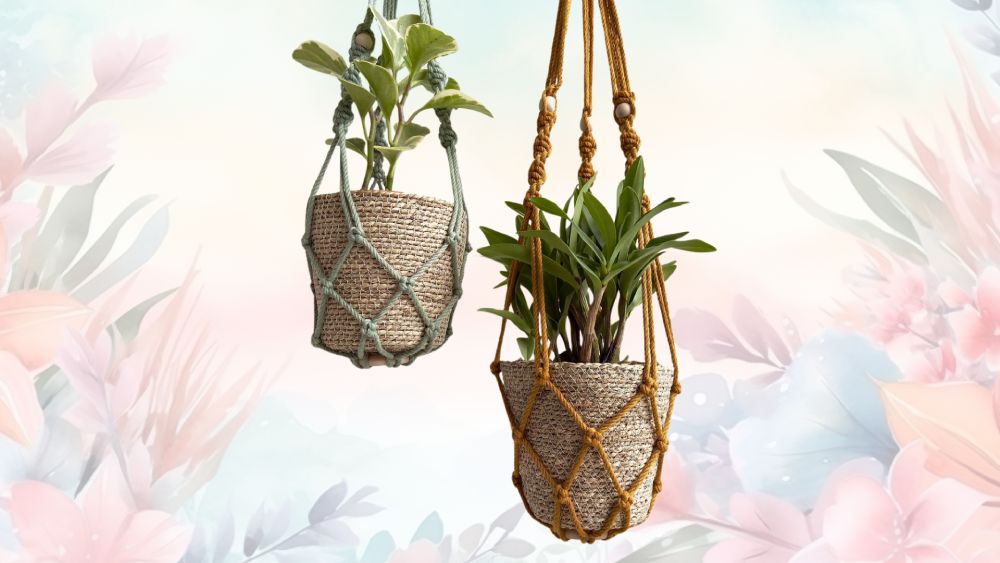 Plant Hanger Handmade Macrame Indoor Tassel Plant Holder