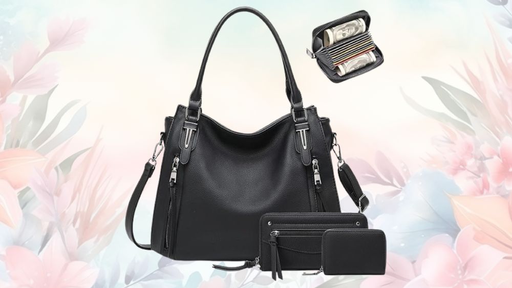 Shoulder Hobo Bag Set For Women With Purse Wallet