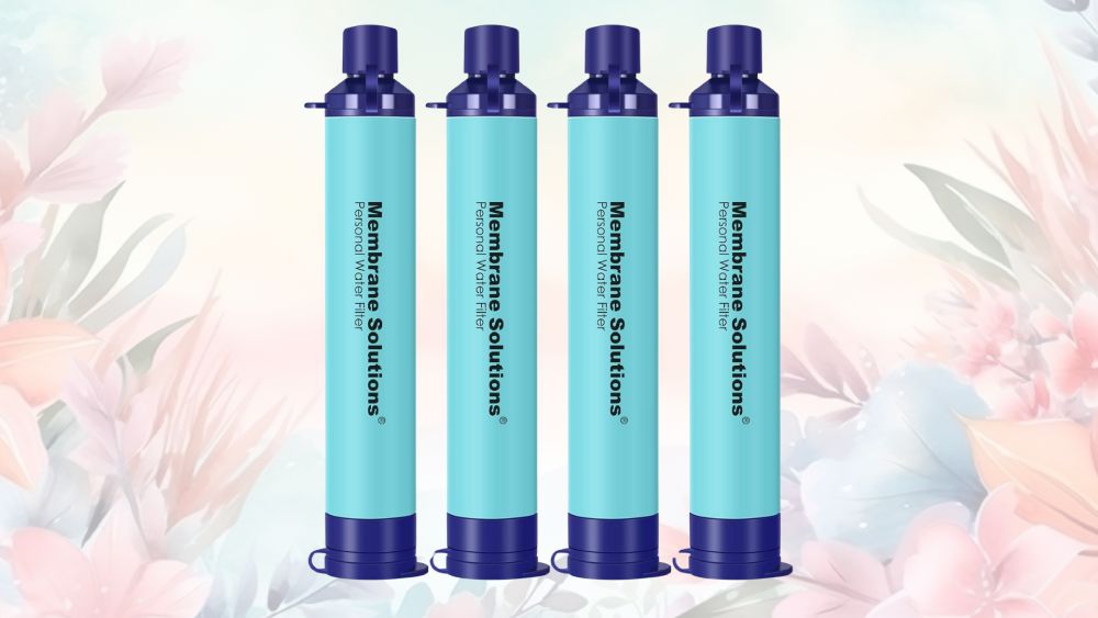 Straw Water Filter Great For Hiking Traveling Outdoors