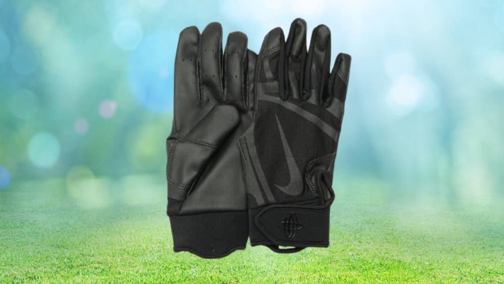 Nike Adult Huarache Edge Batting Gloves Baseball Black