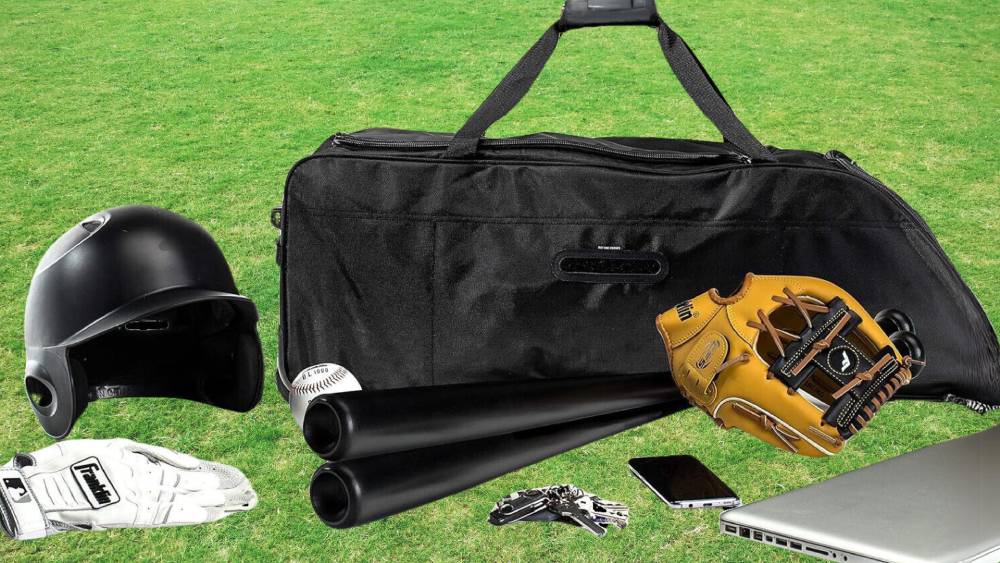Franklin Sports Traveler Roller Equipment Duffle Bag