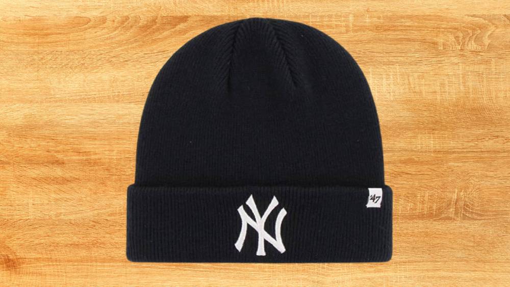 New York Yankees Adult Raised Cuff Knit Hat