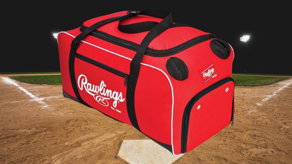 Rawlings Covert Player Baseball Duffle Bag Red