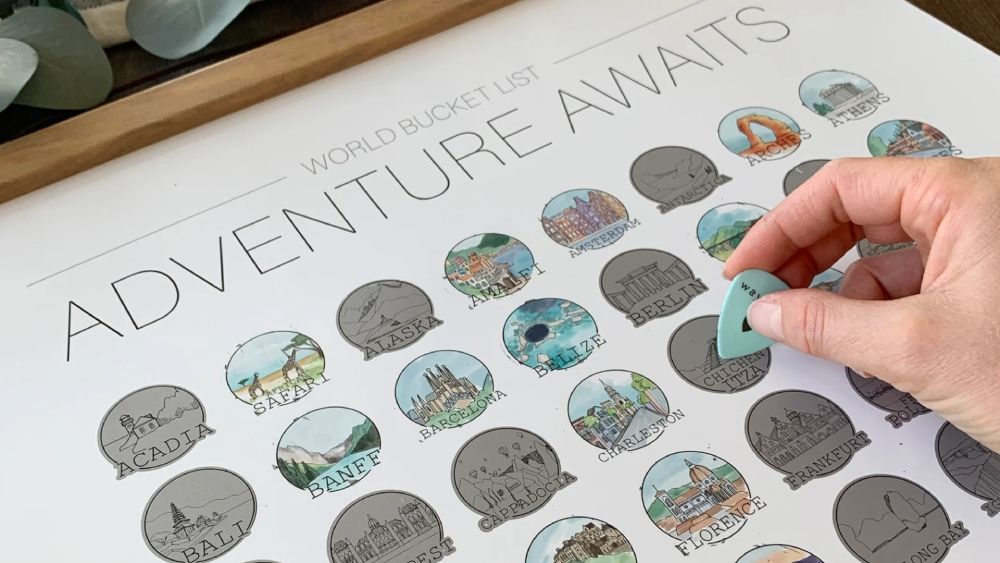Bucket List Scratch Off Print 