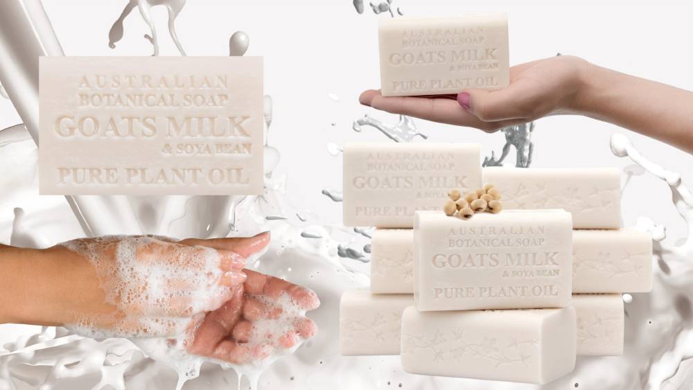 Nourishing and moisturizing with natural goat milk