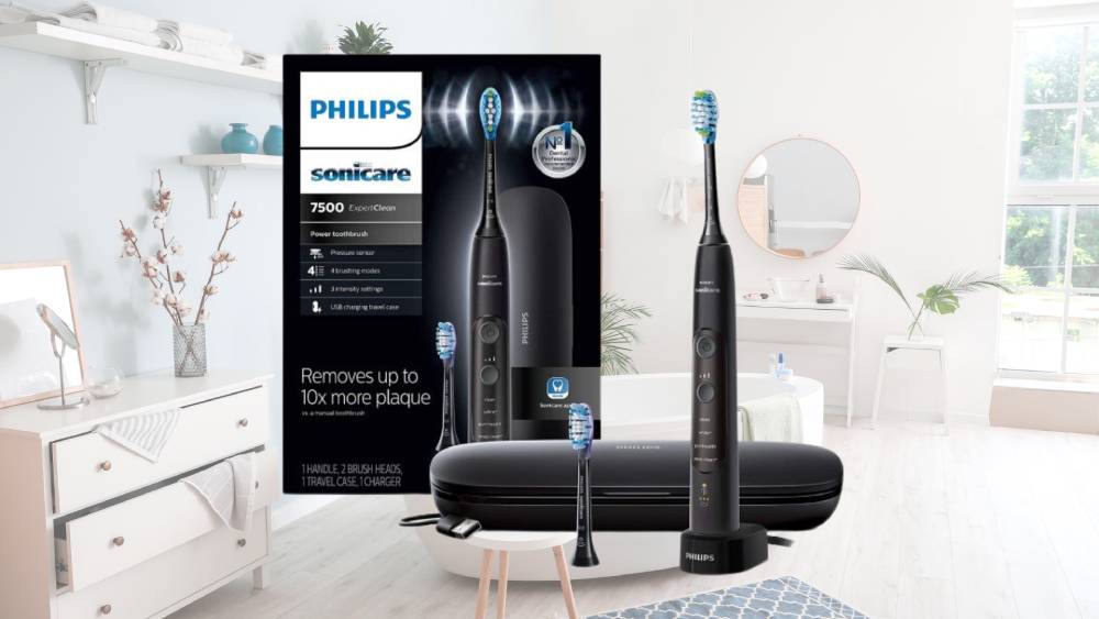 Philips Sonicare rechargeable electric toothbrush with brush head