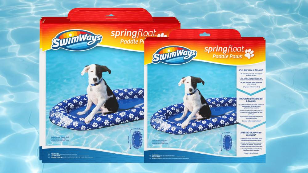 Pool float perfect for keeping your furry friend cool