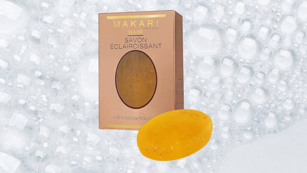 Makari 24K Gold Lightening Soap for radiant complexion