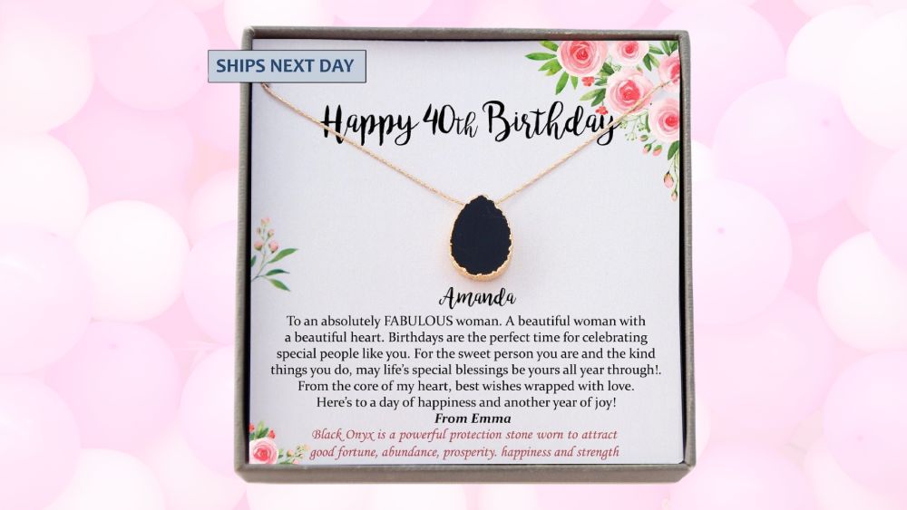 Thoughtful personalized necklace