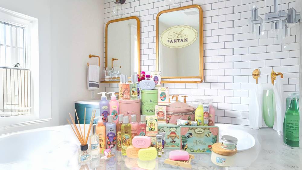 Un Air d'Antan luxury bath charming gift set