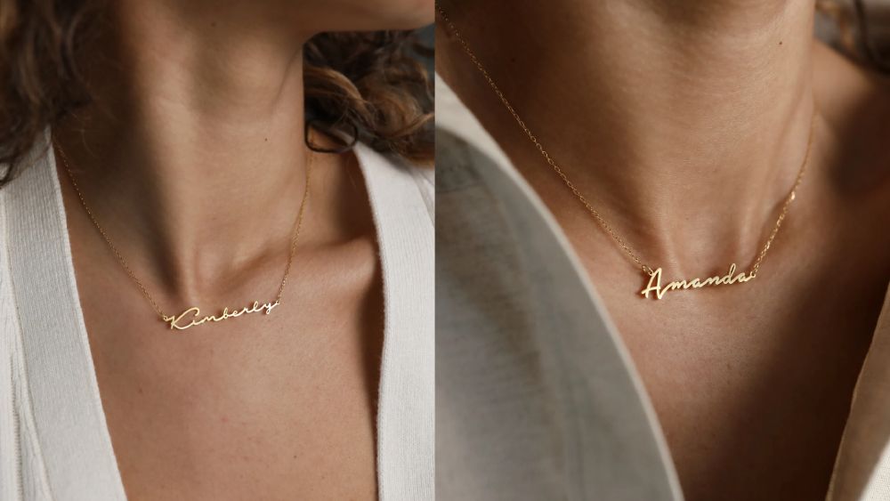 Personalized Name Necklace Gift