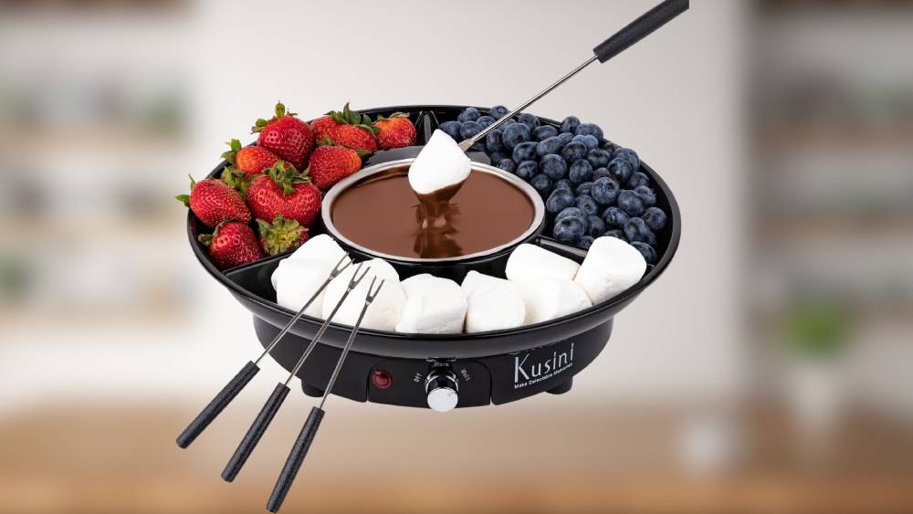 Tabletop fondue maker with temperature control