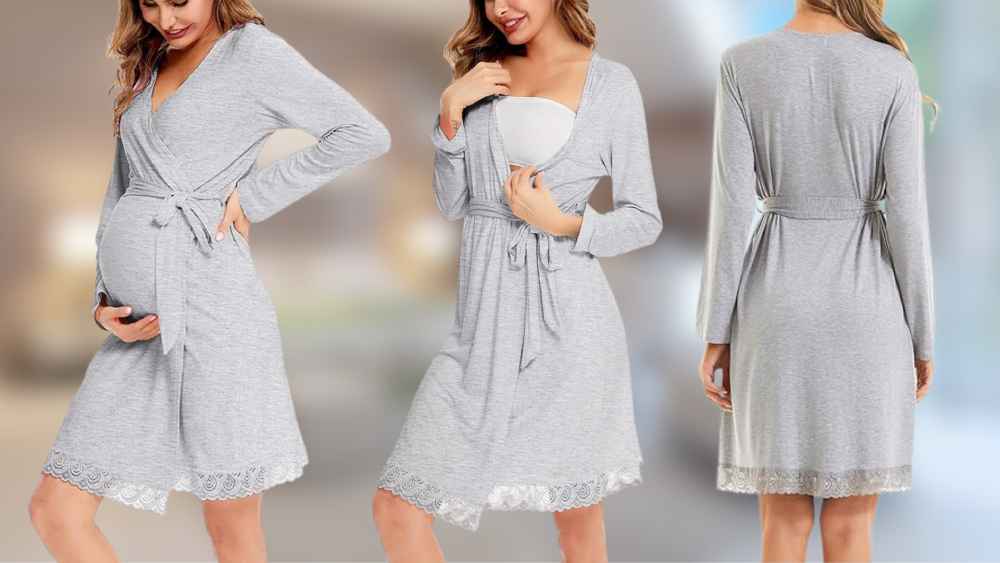 Maternity Nursing Robe A Top 50 Baby Shower Gift Idea