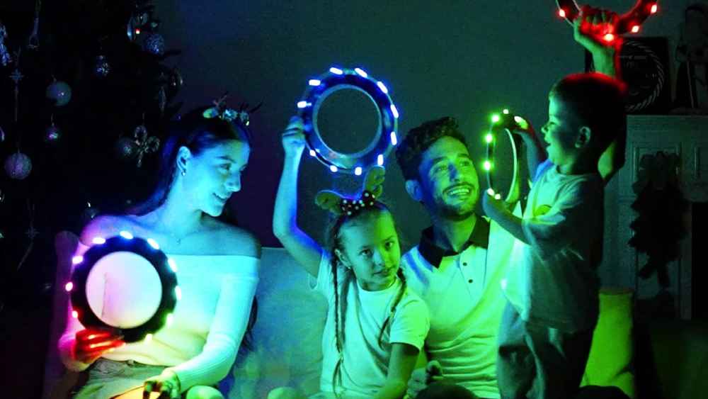 LED Flying Frisbee Disc Glow in Dark Fun