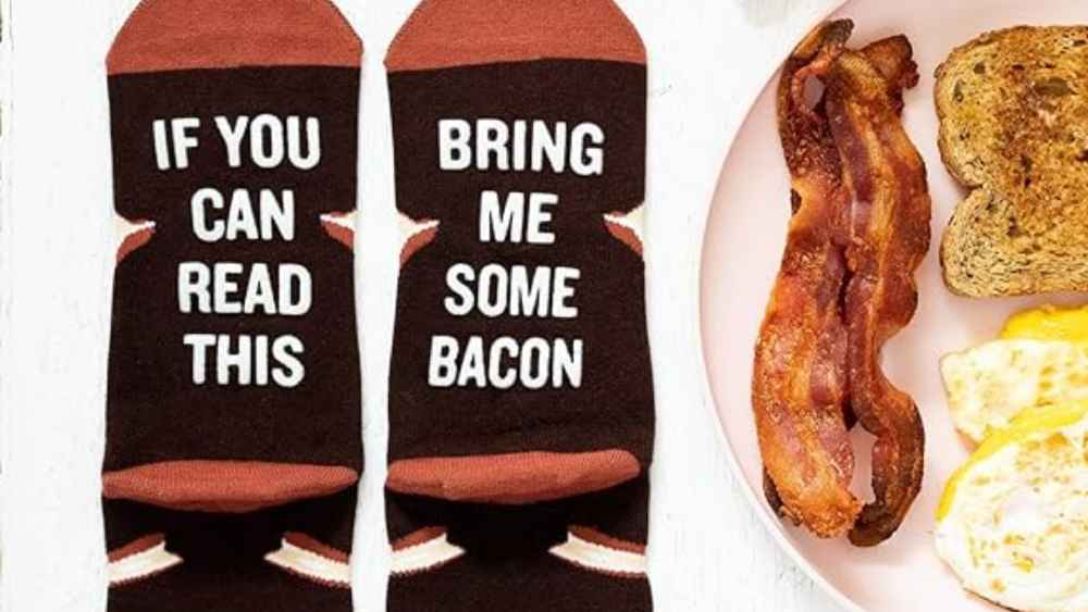 Funny Socks With Silly Message Novelty Gift