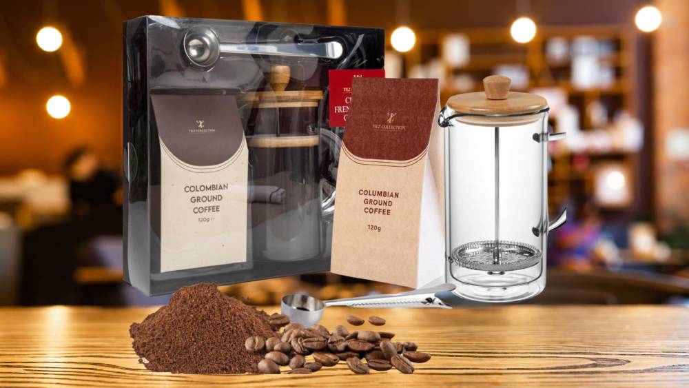 Barista-inspired coffee holiday gift sets box