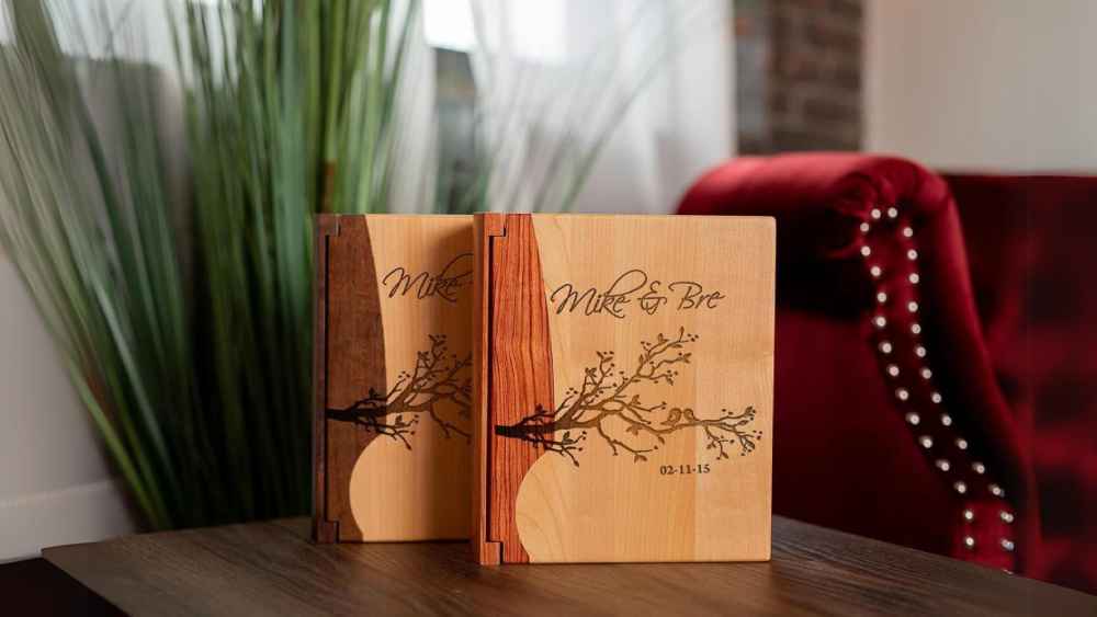 Wooden Photo Album a unique gift